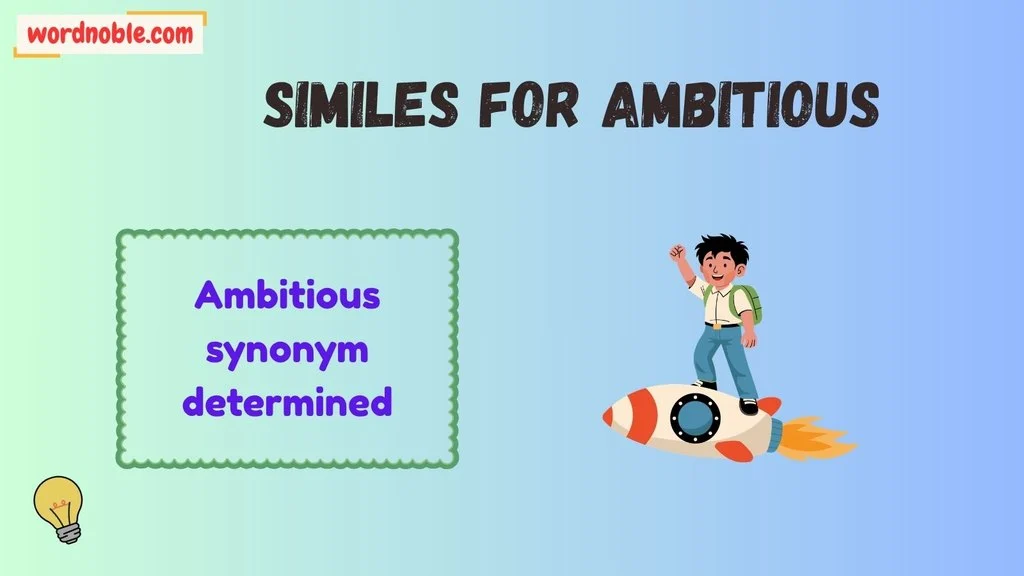 Ambitious Antonym And Synonym