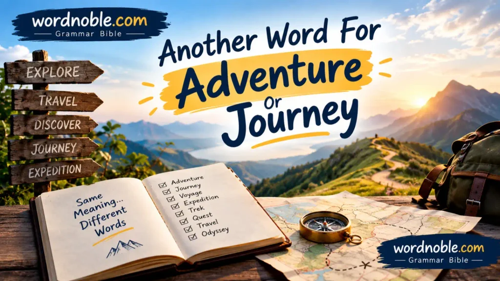 Another Word For Adventure Or Journey