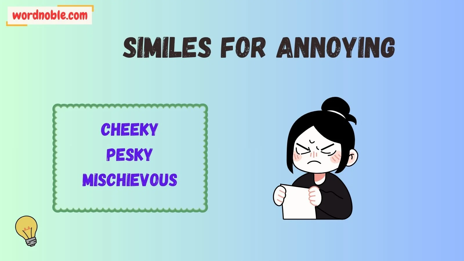 Another Word For Annoying But Cute