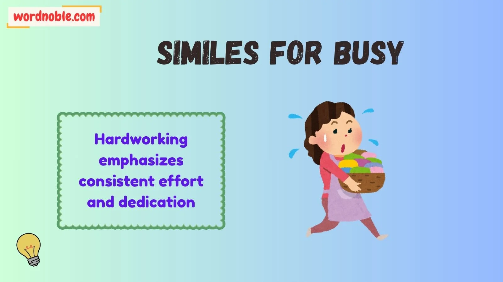 Another Word For Busy Person