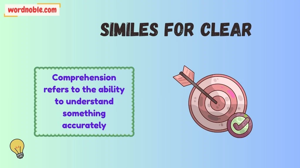 Another Word For Clear Understanding