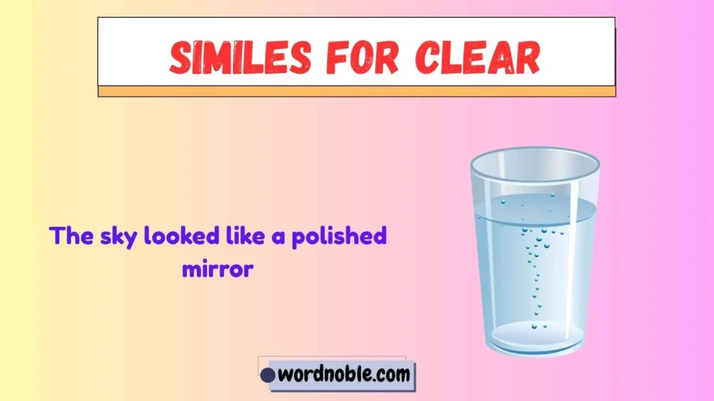 Clear Synonym and Antonym