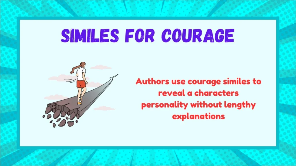 Contextual Meaning of Similes for Courage