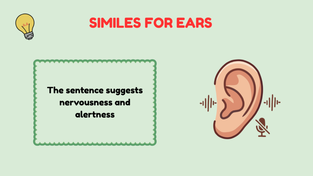 Contextual Meaning of Similes for Ears