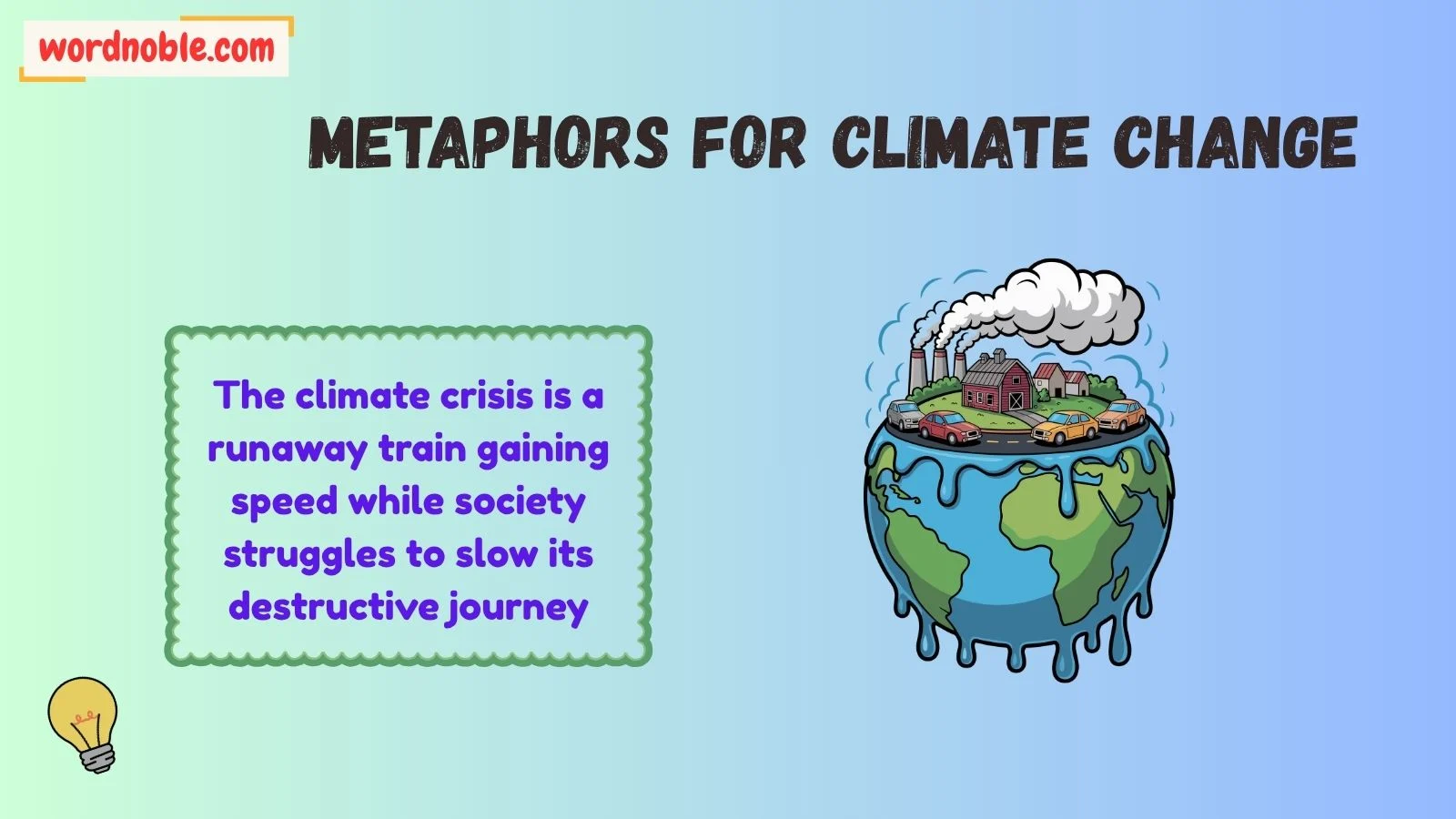 metaphors for climate change