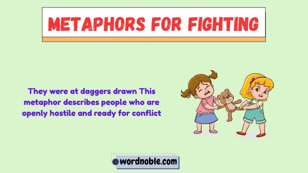 Famous Metaphors For Fighting