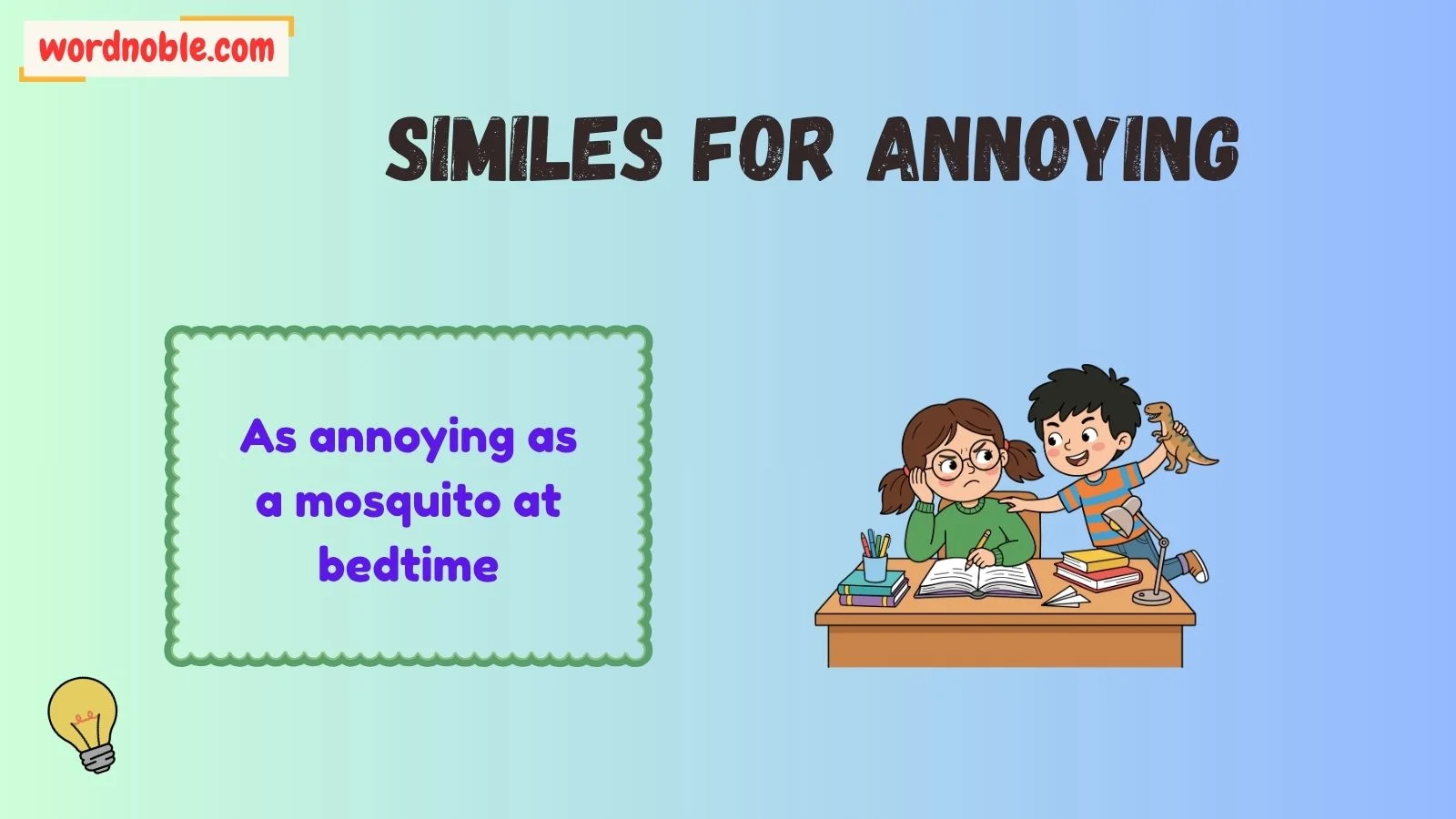 Funny Similes For Annoying