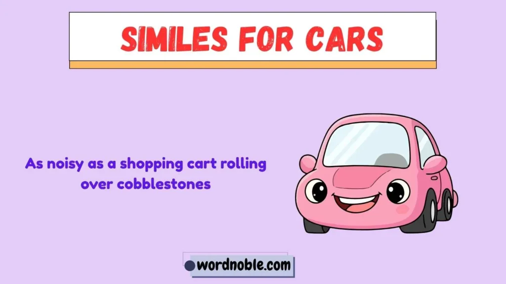 Funny Similes For Car