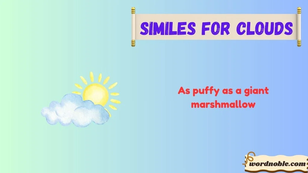 Funny Similes For Clouds