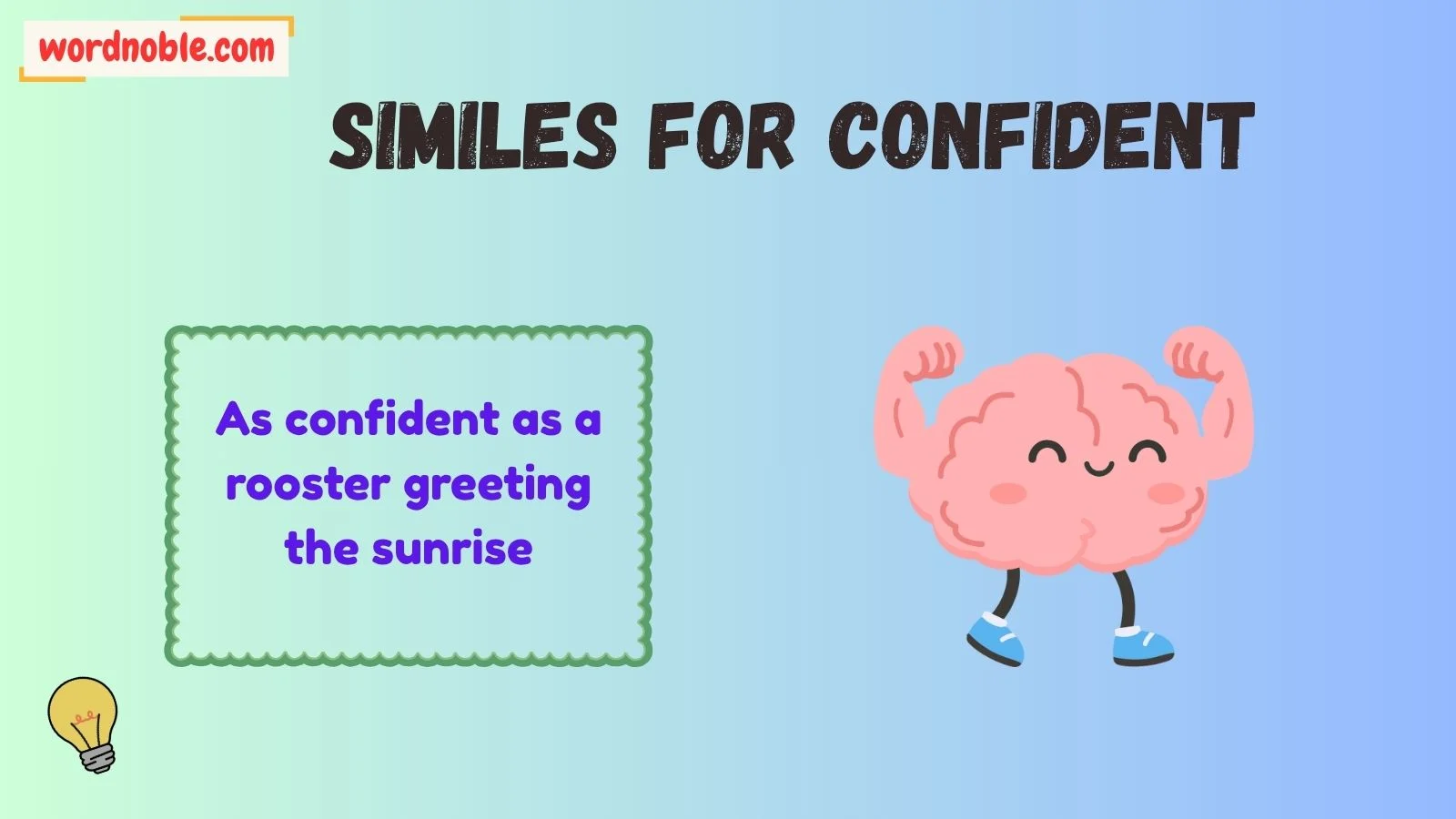 Funny Similes For Confident