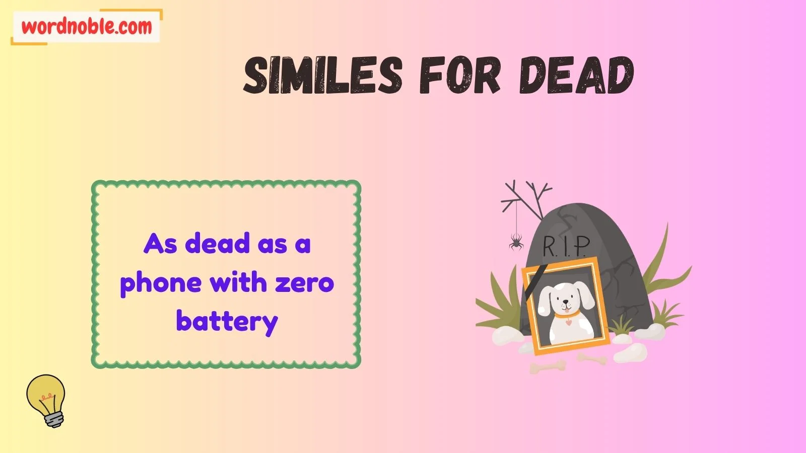 Funny Similes For Dead