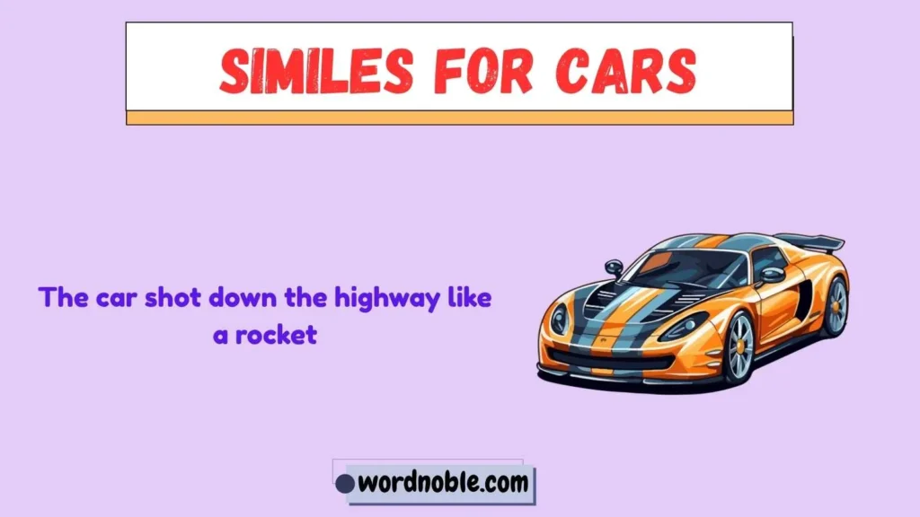 How Do Similes for Cars Work?