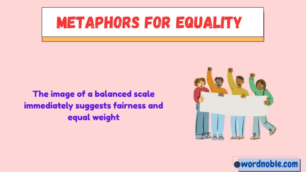 How Metaphors for Equality Work