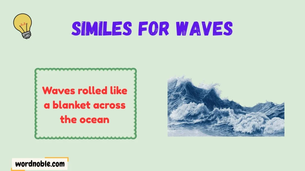 How Similes for Waves Work