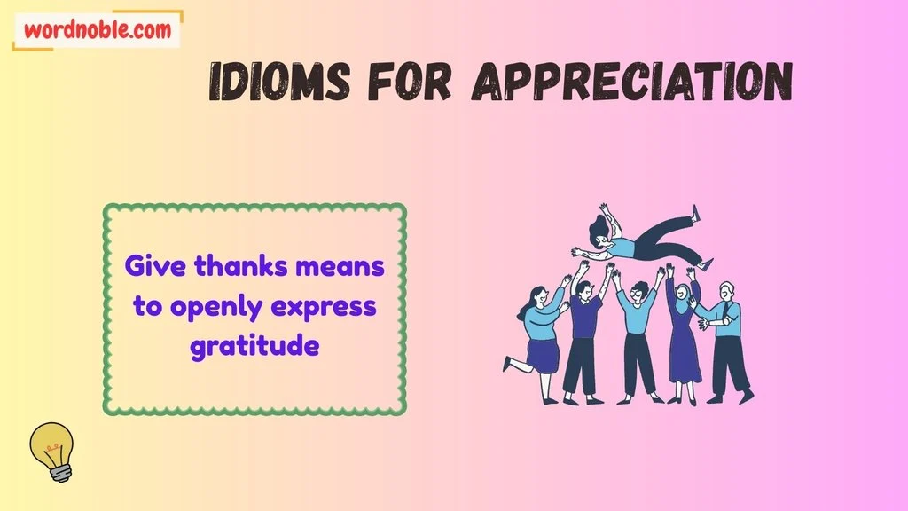 Idioms About Gratitude
