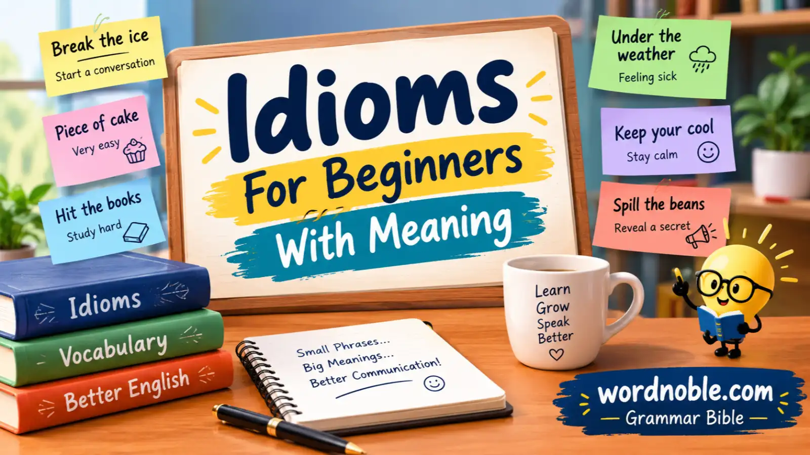 Idioms For Beginners With Meaning