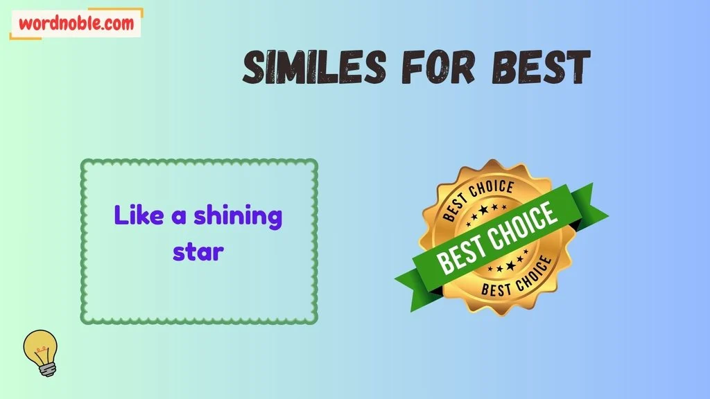 List Of Similes For Best