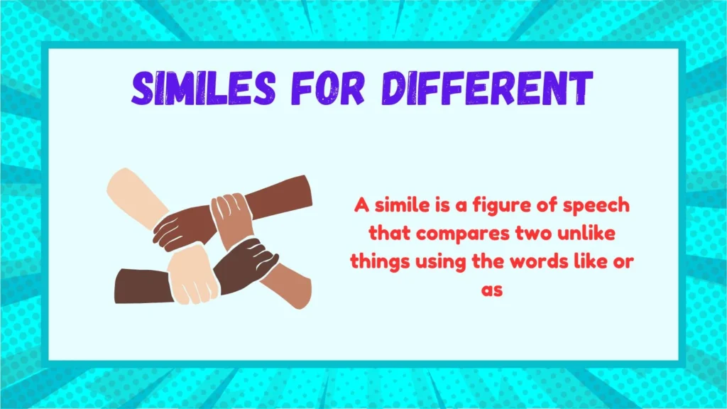 Meaning of Similes for Different