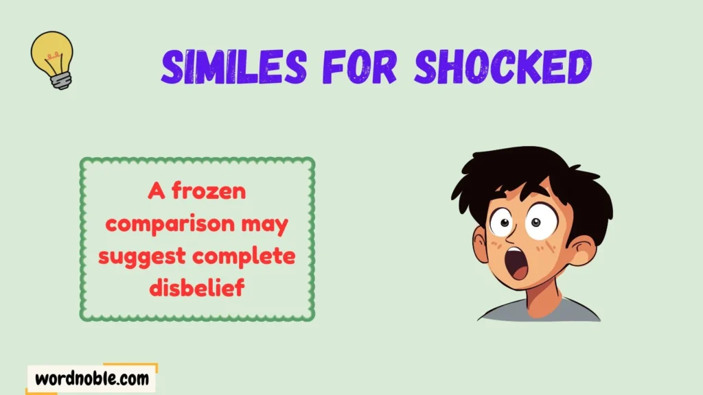 Meaning of Similes for Shocked