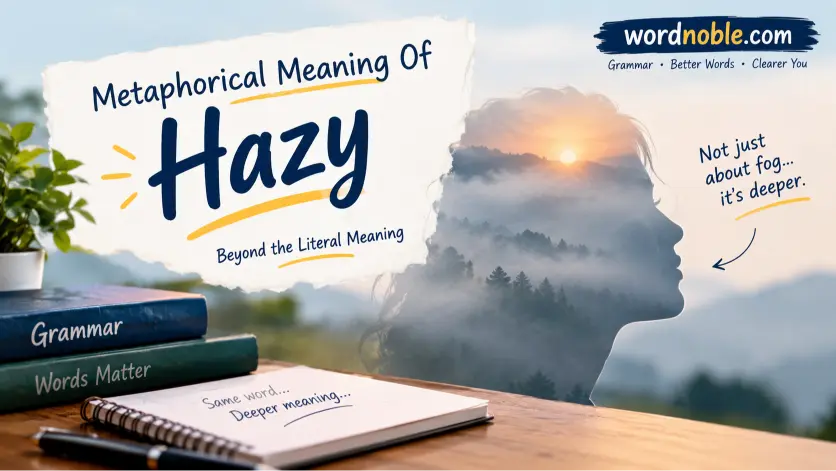 Metaphorical Meaning Of Hazy