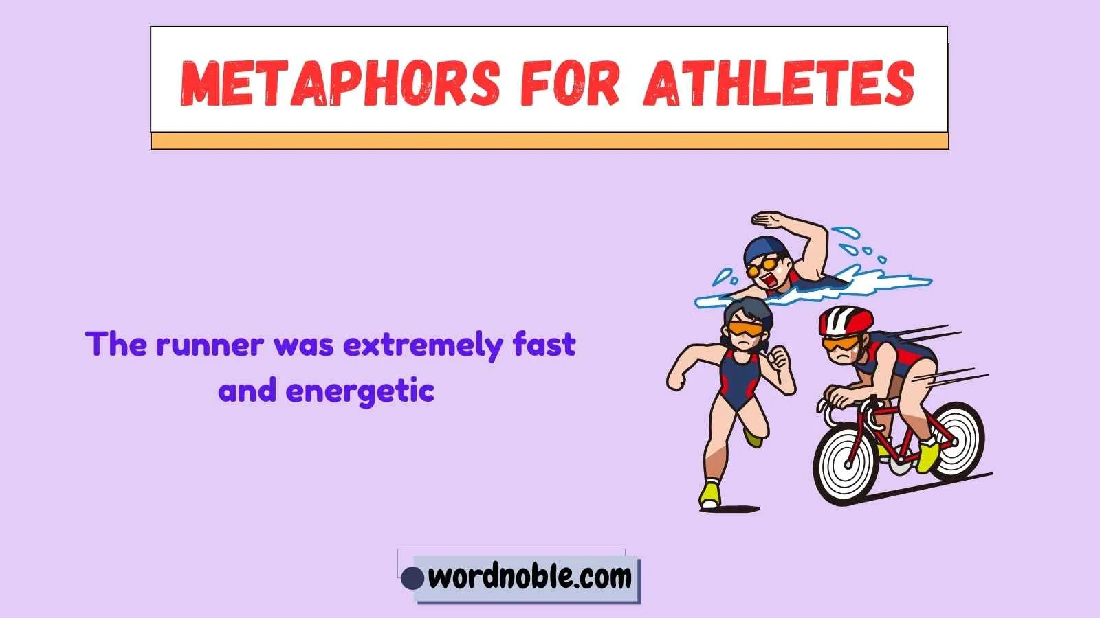 metaphors for athletes