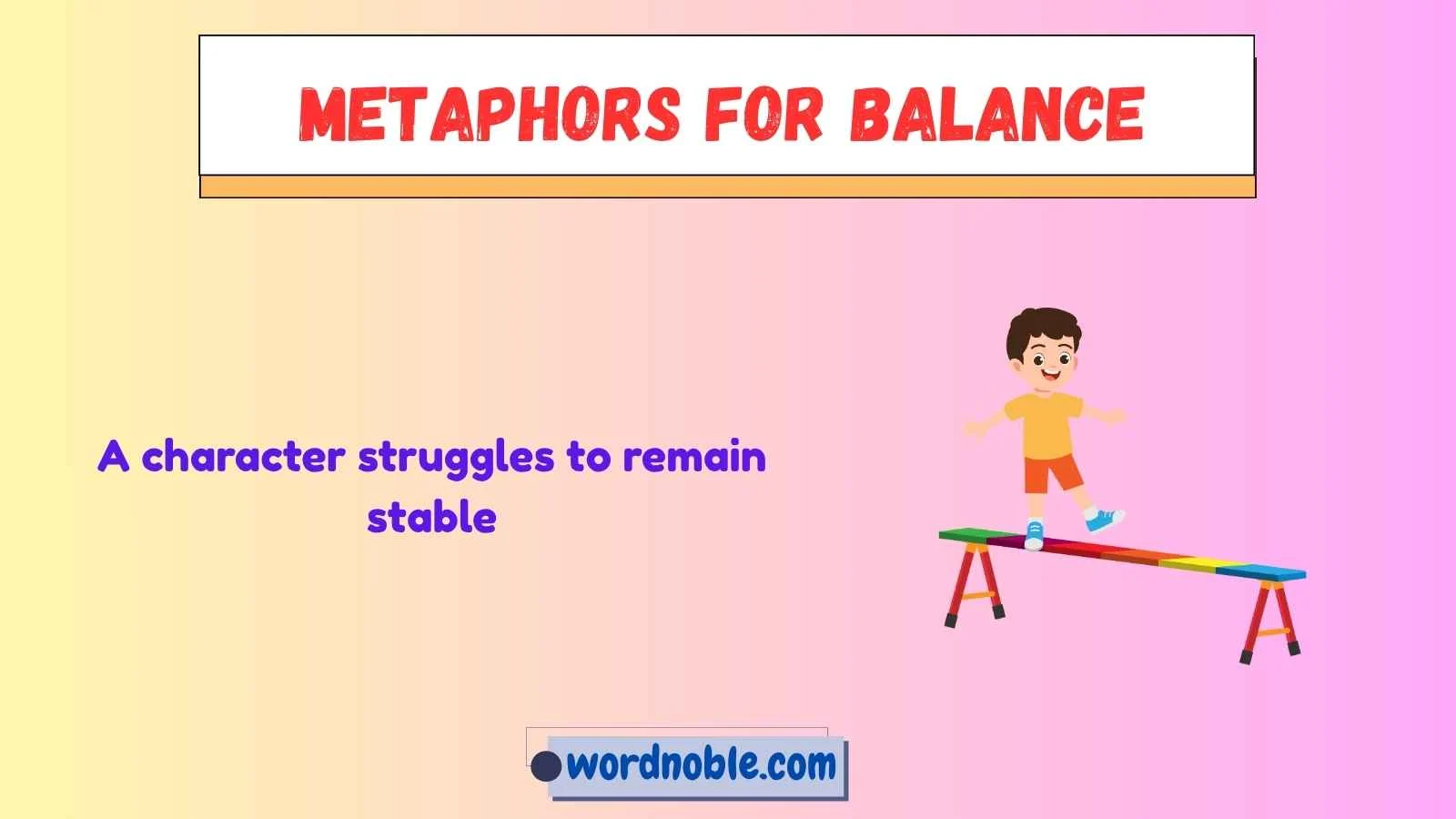 metaphors for balance