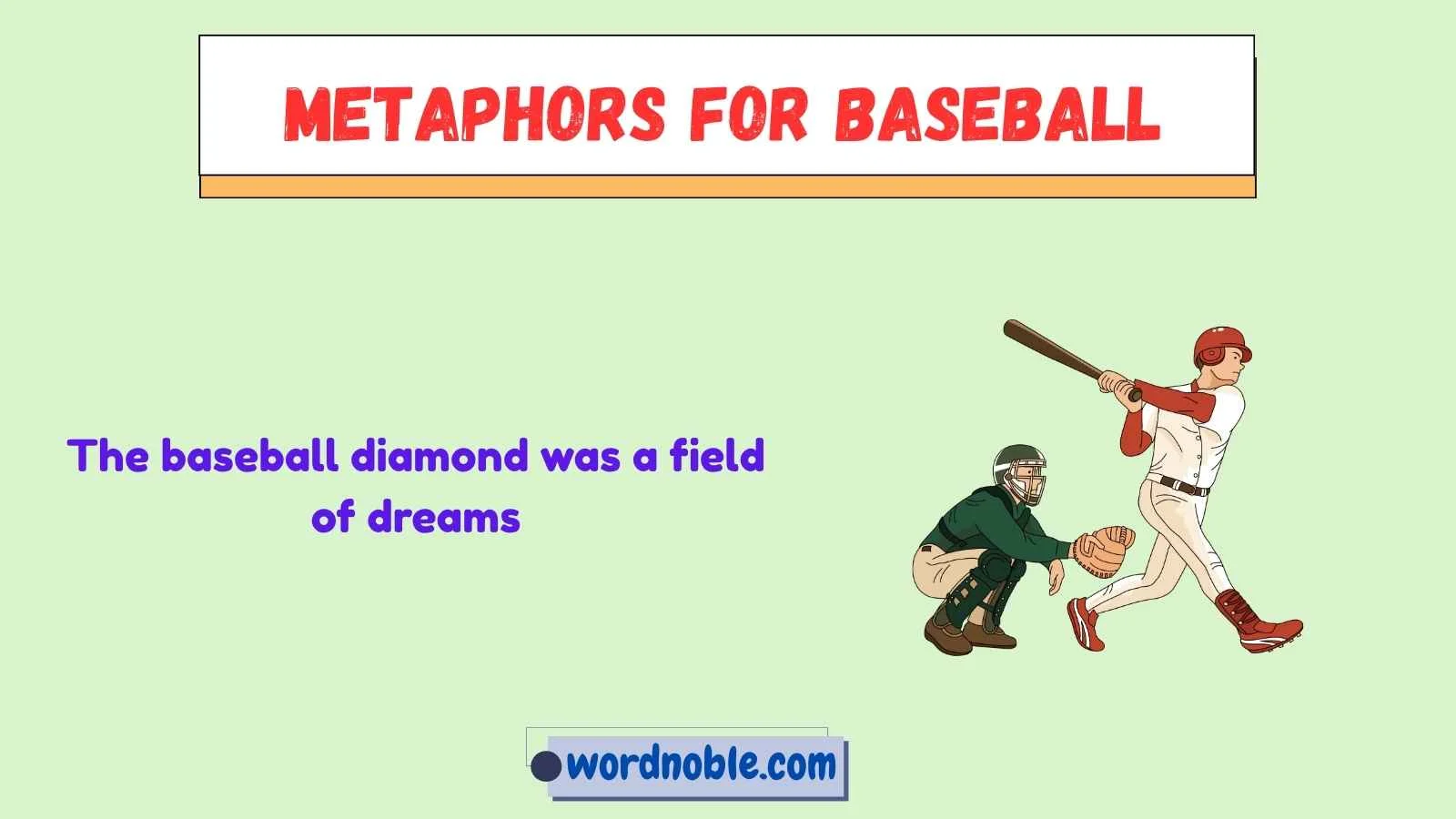 metaphors for baseball