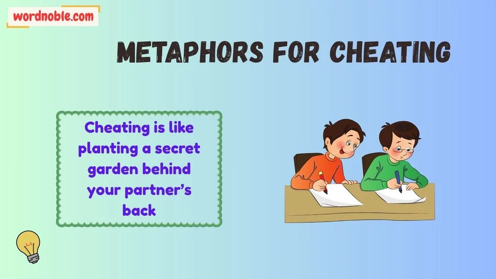 Metaphors For Cheating On Someone