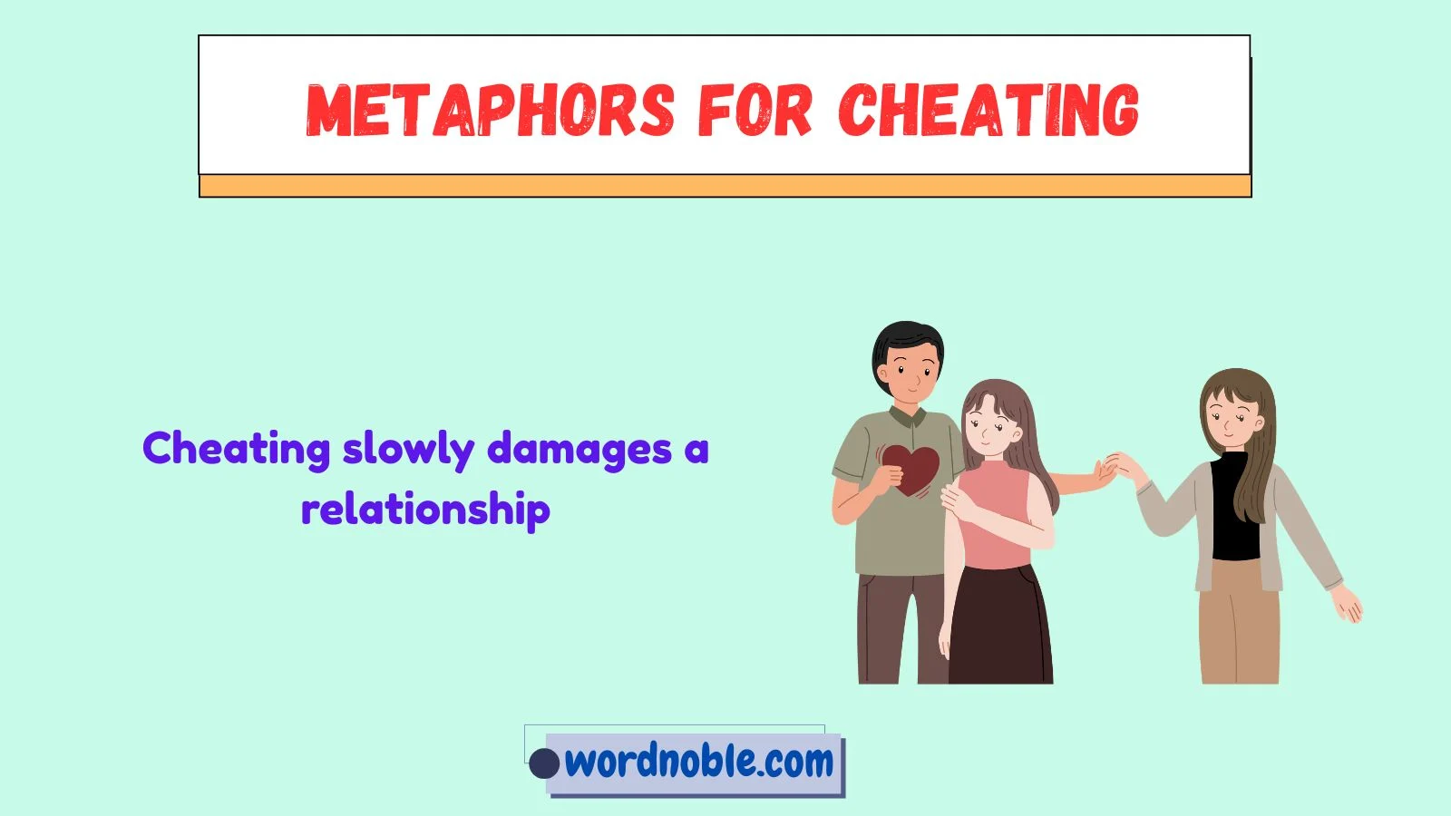 metaphors for cheating