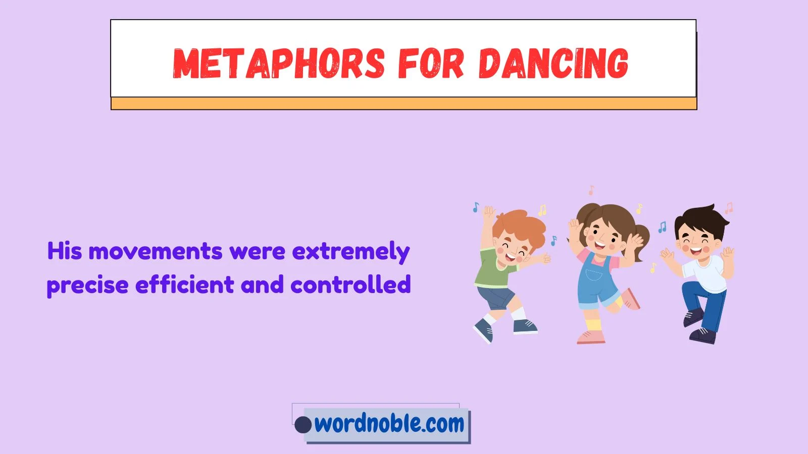 metaphors for dancing