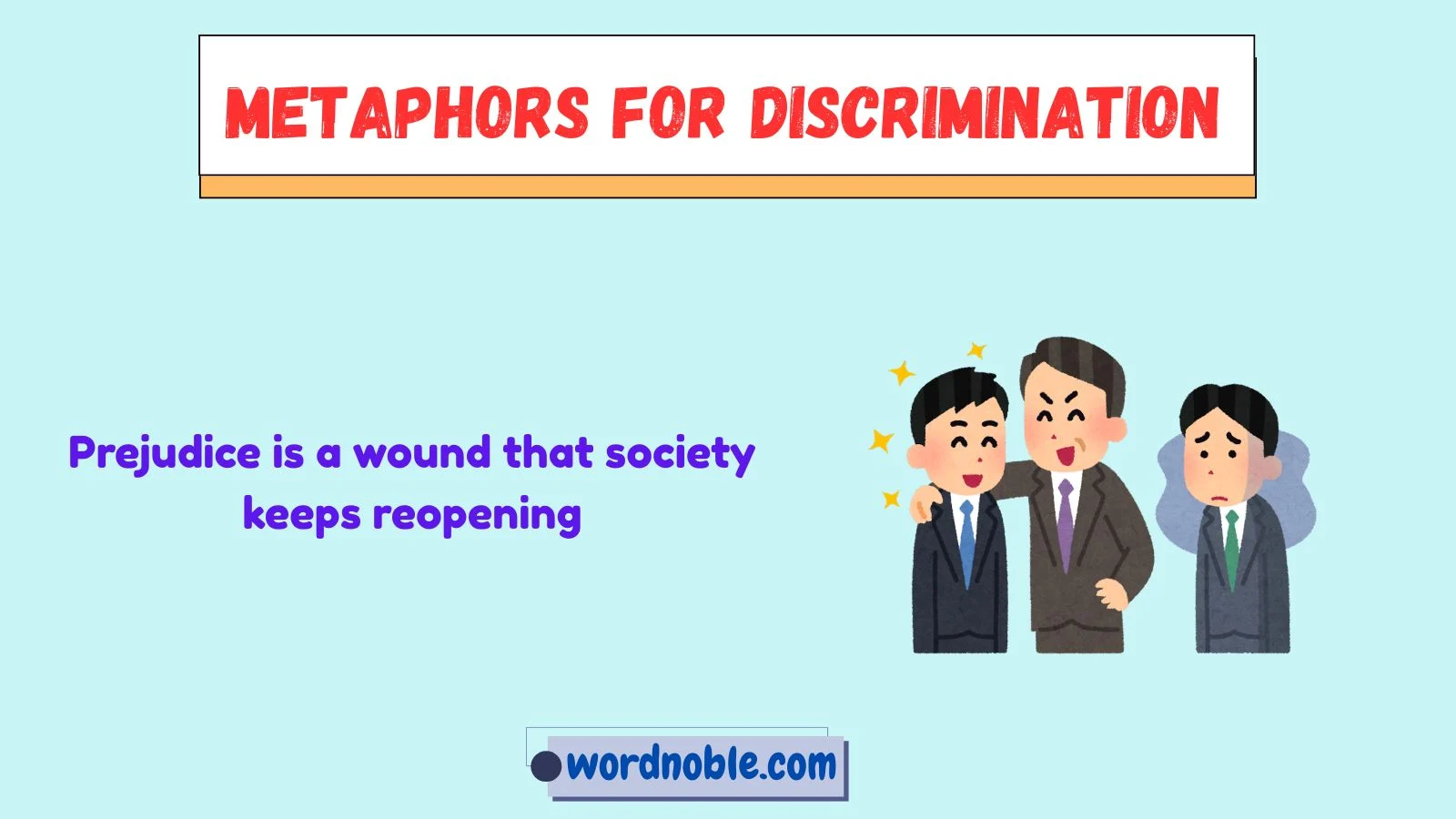 metaphors for discrimination