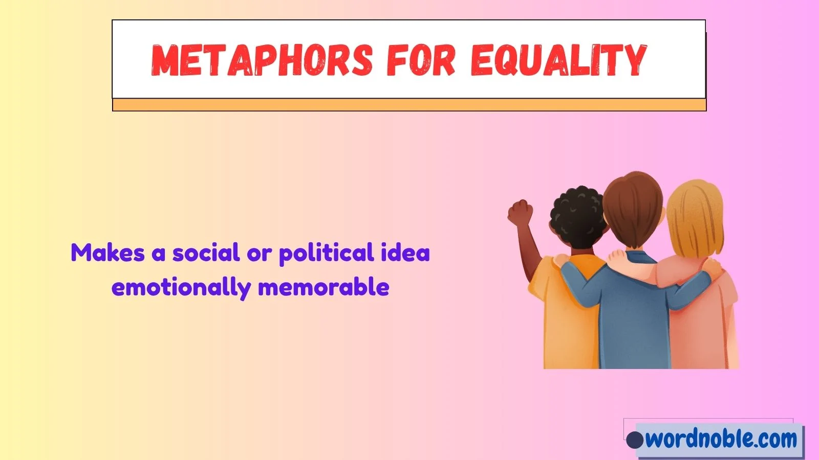 metaphors for equality