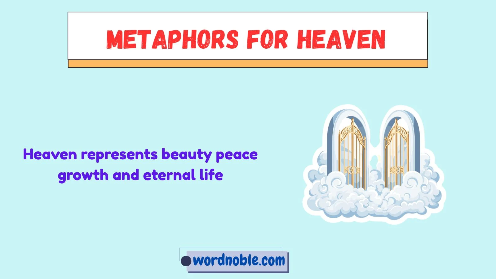 metaphors for heaven
