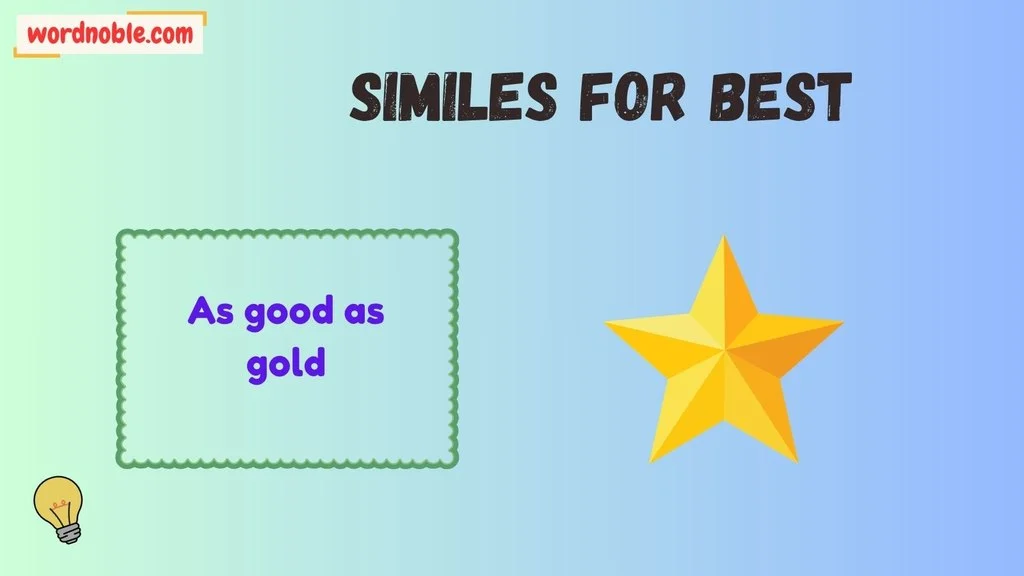 Popular Similes For Best