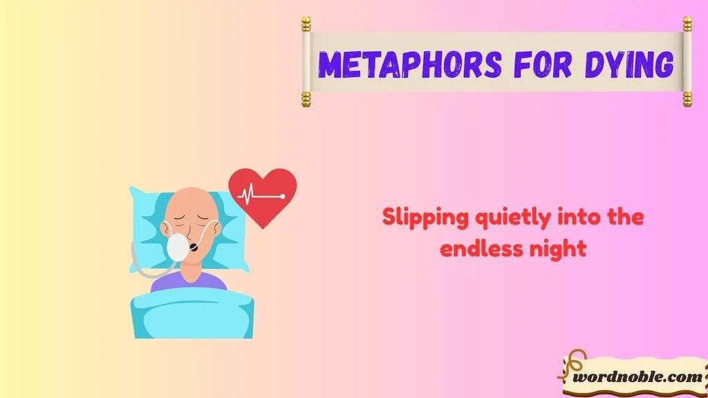 Sad Metaphors For Dying
