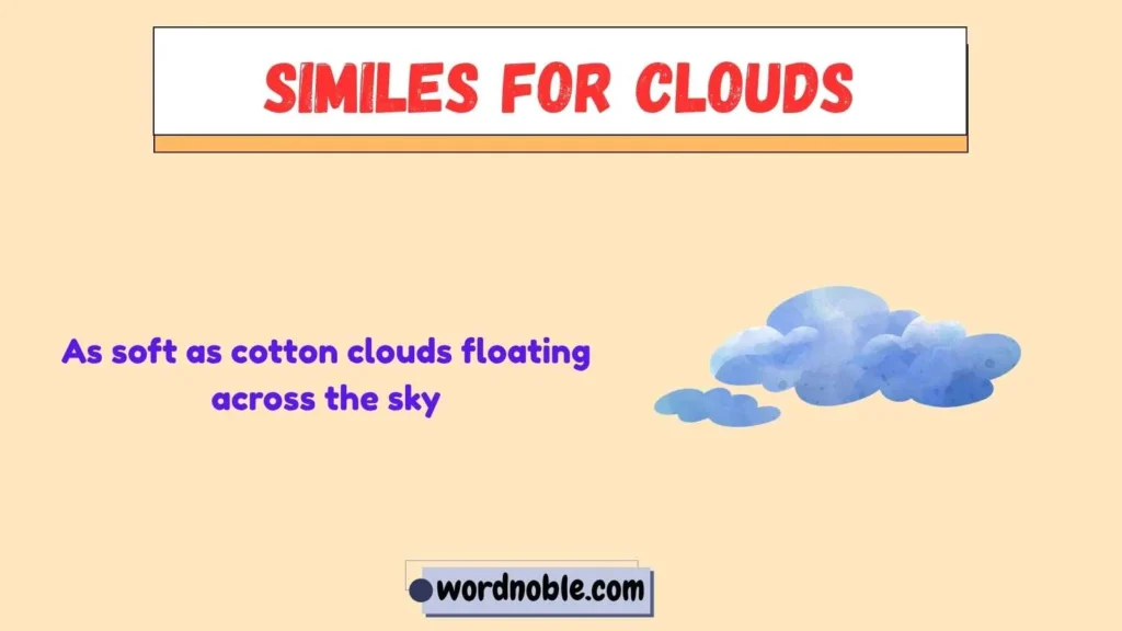 Short Similes for Clouds