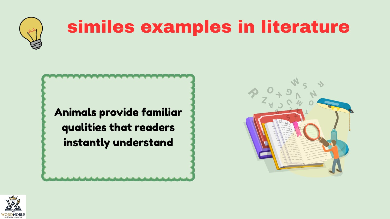 similes examples in literature