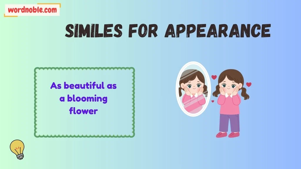 Similes For Appearance Of A Person