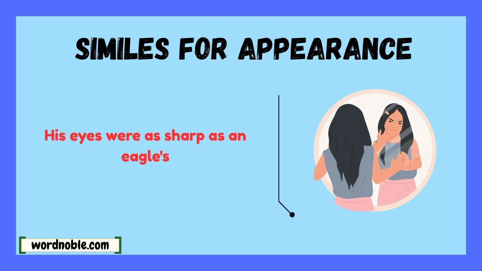 similes for appearance