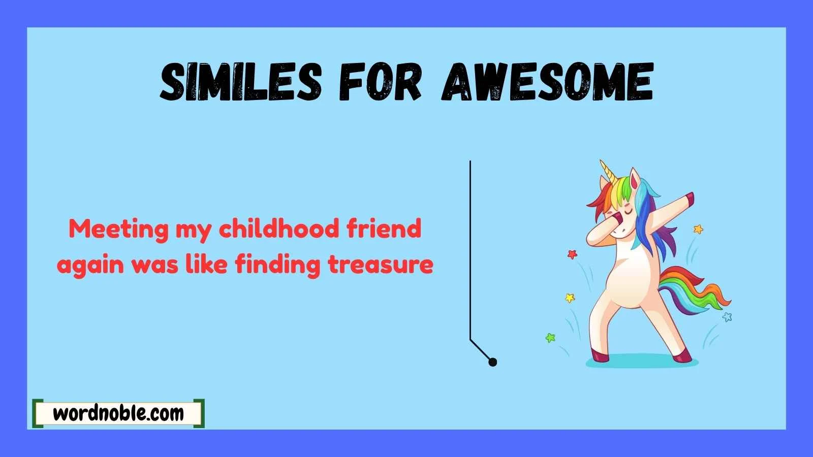 similes for awesome