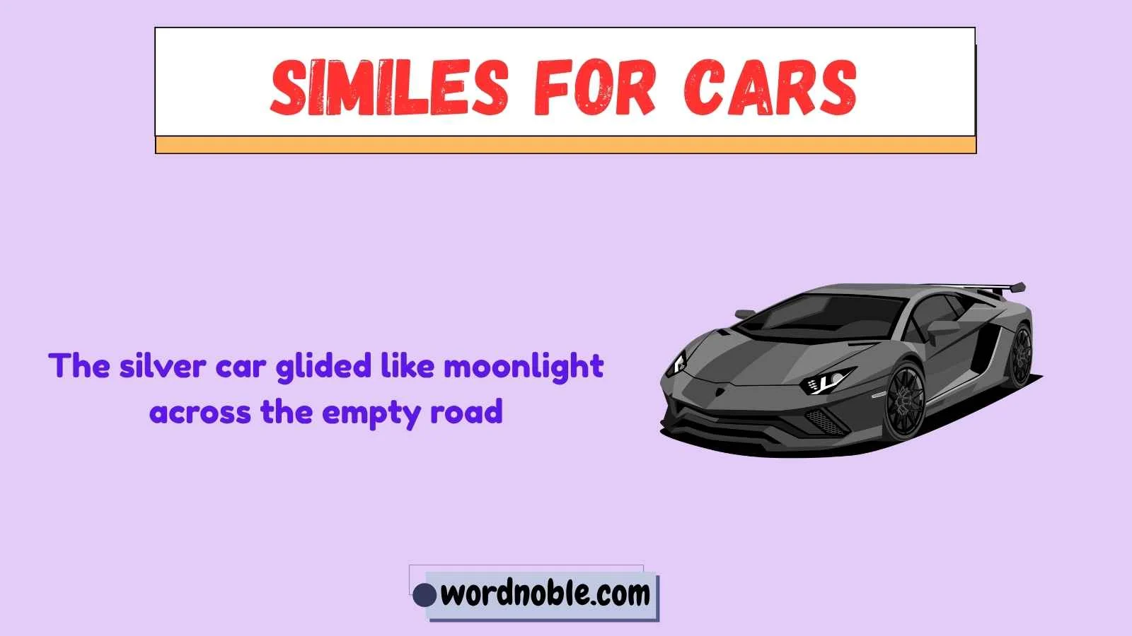 similes for cars
