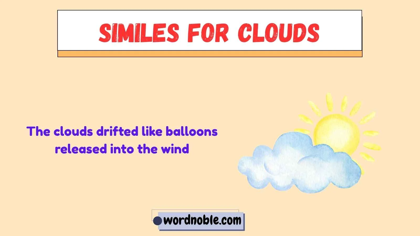similes for clouds
