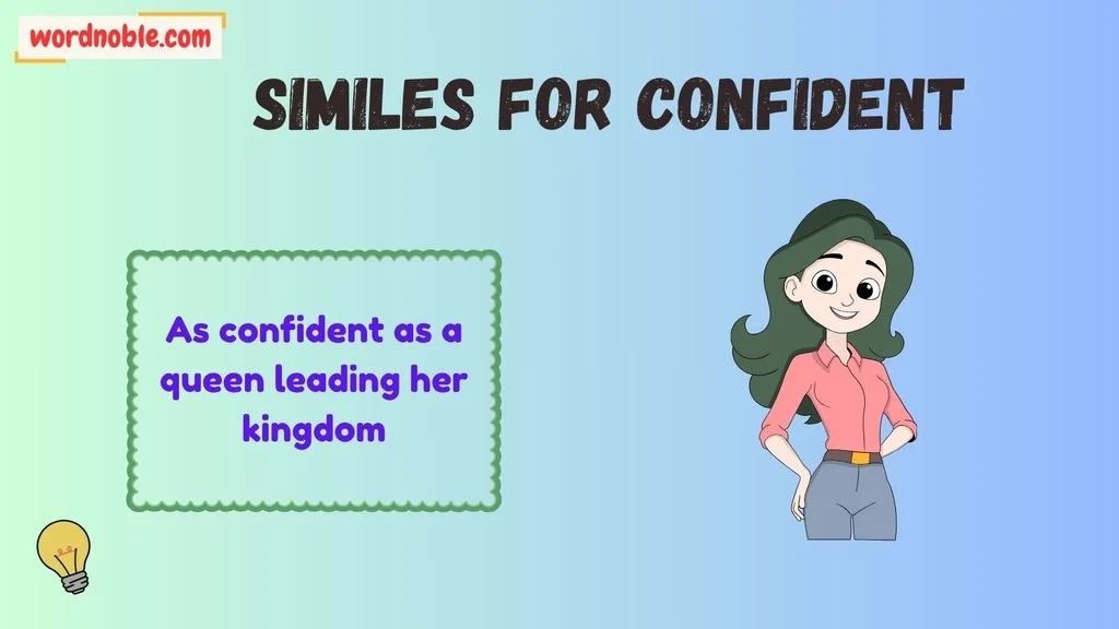 Similes For Confident Woman