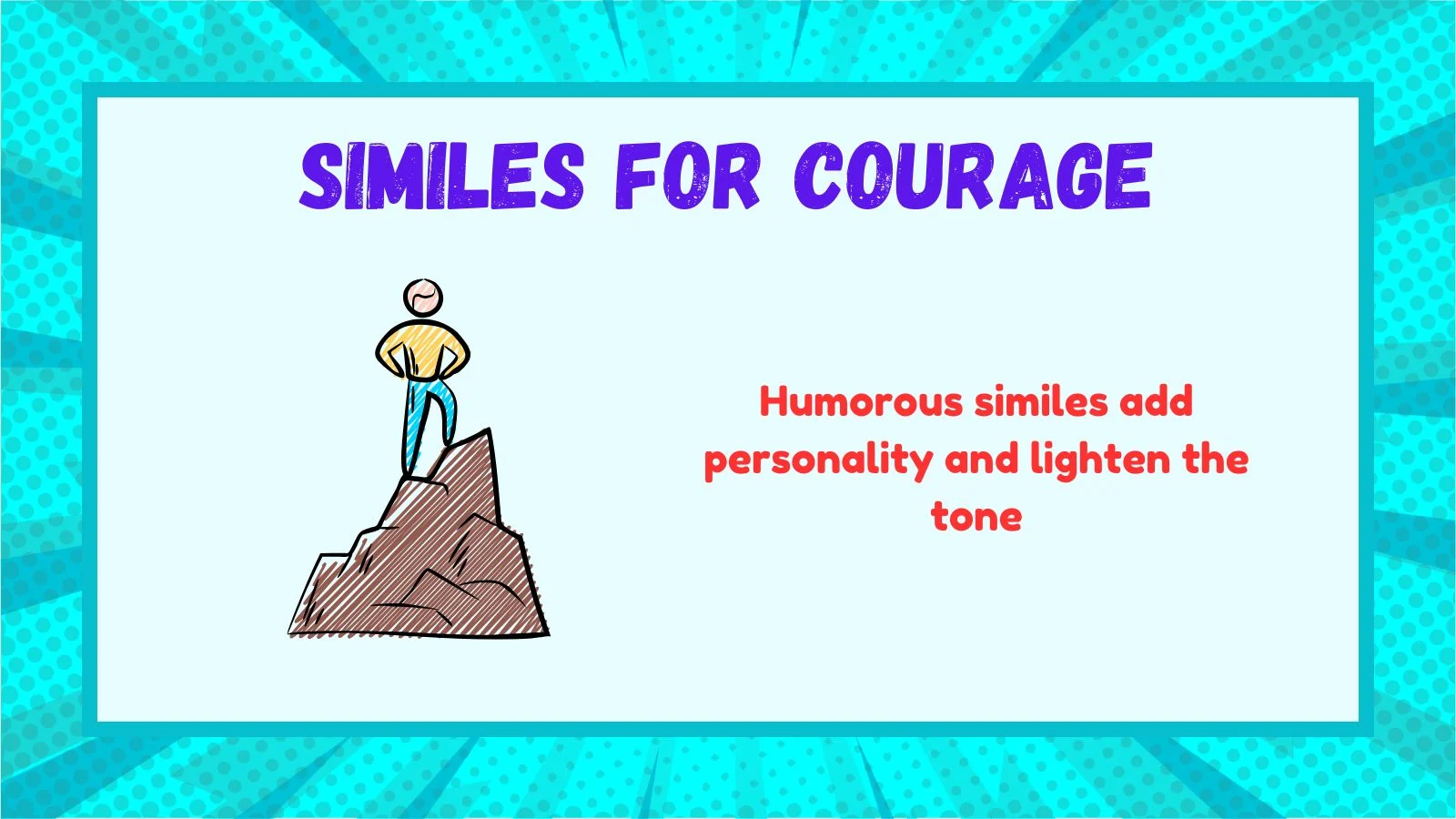 similes for courage