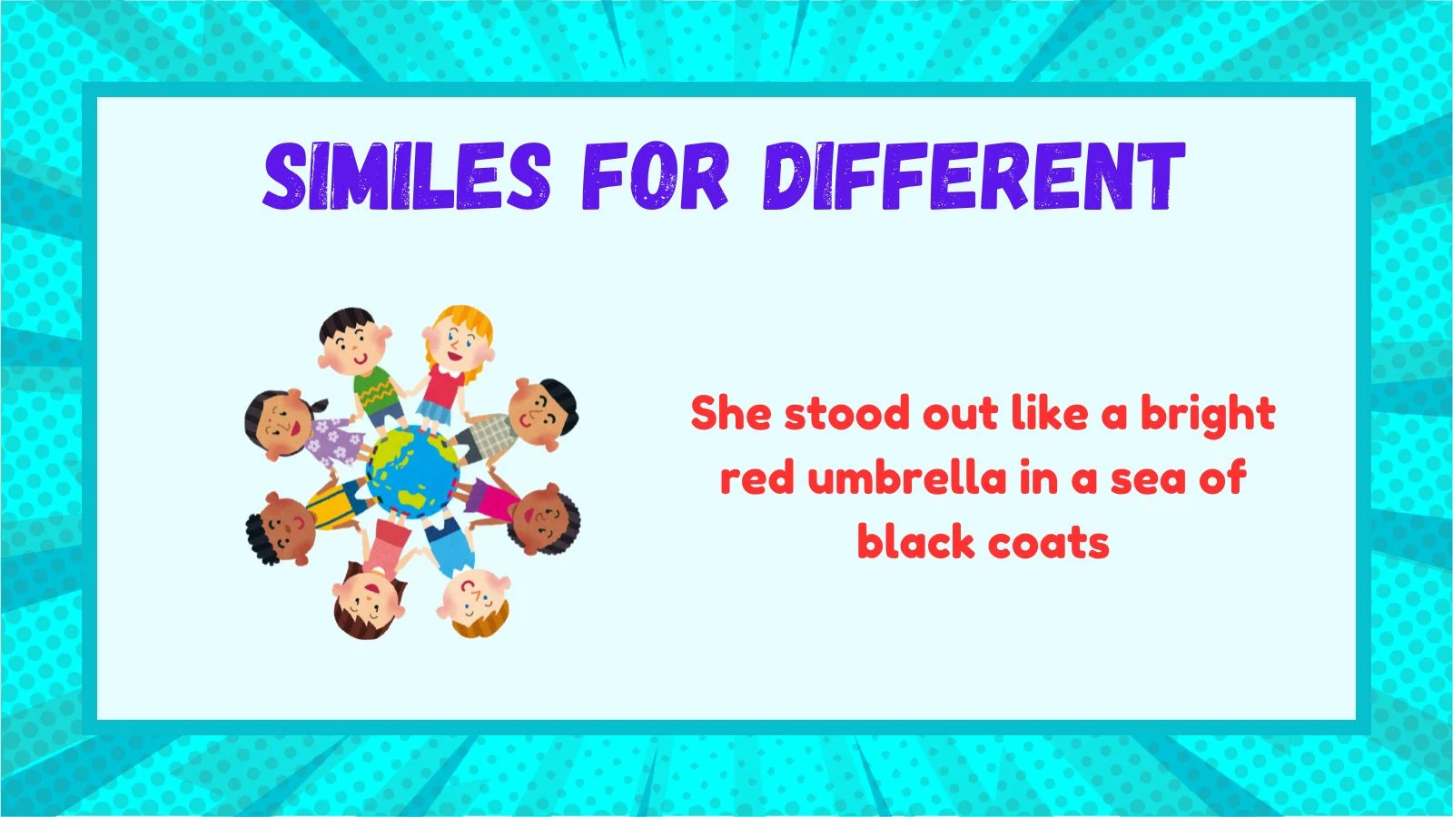 similes for different