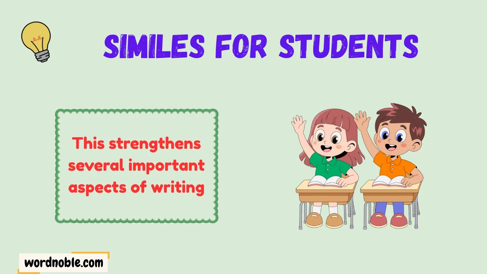 similes for students