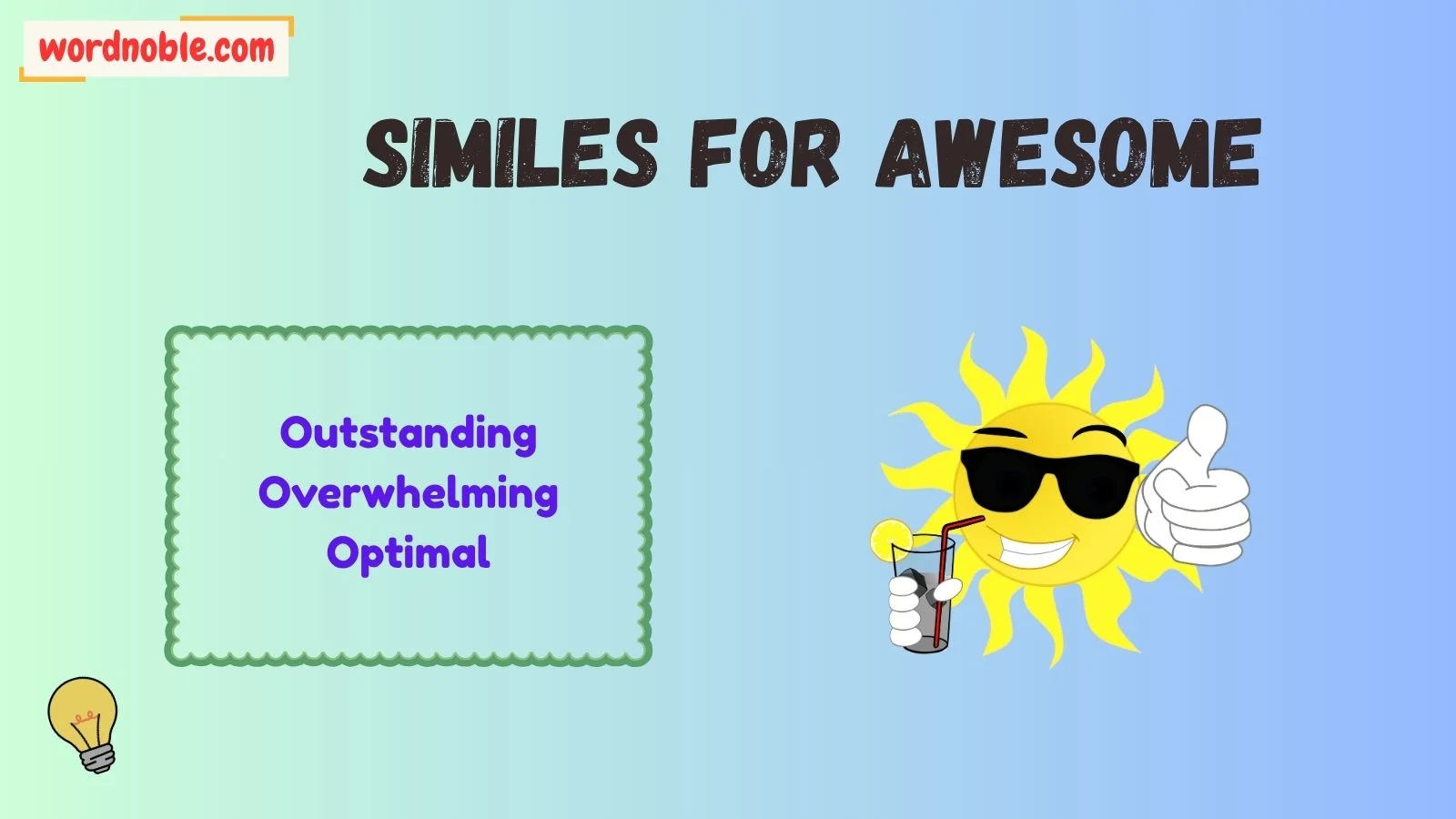 Synonyms For Awesome That Start With O