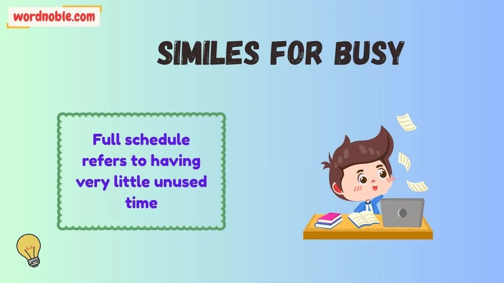 Synonyms For Busy Life