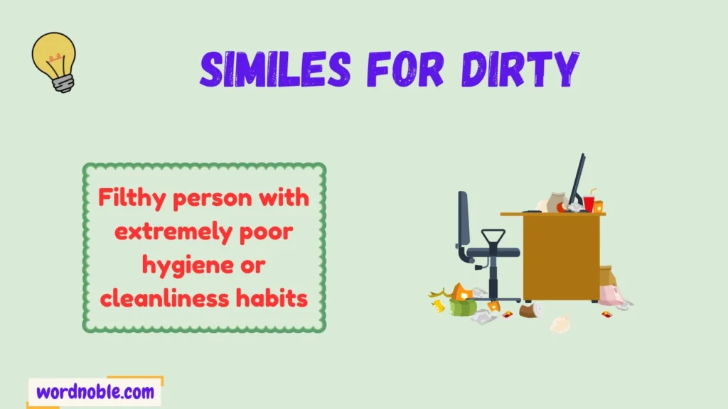 Synonyms For Dirty Person