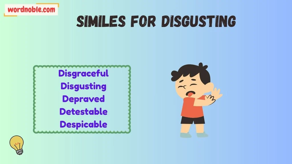 Synonyms For Disgusting That Start With D